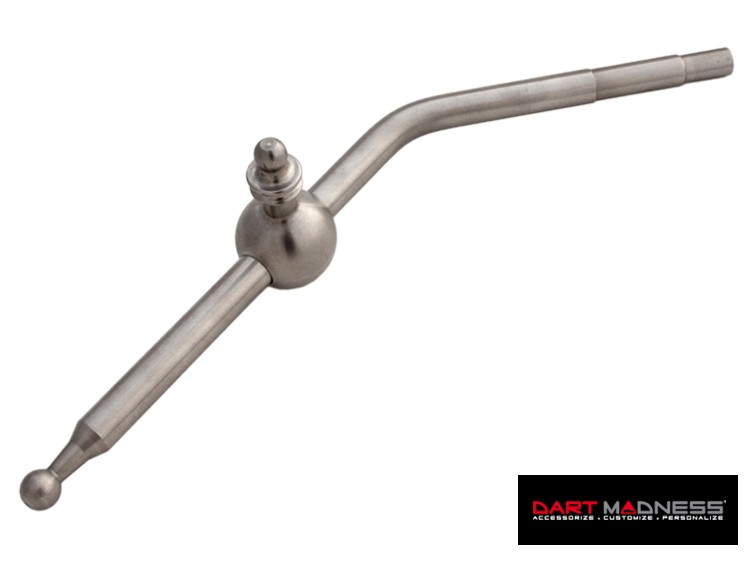 Dodge Dart Short Shift and Gear Shift Knob Kit Red Gear Shift Knob Top